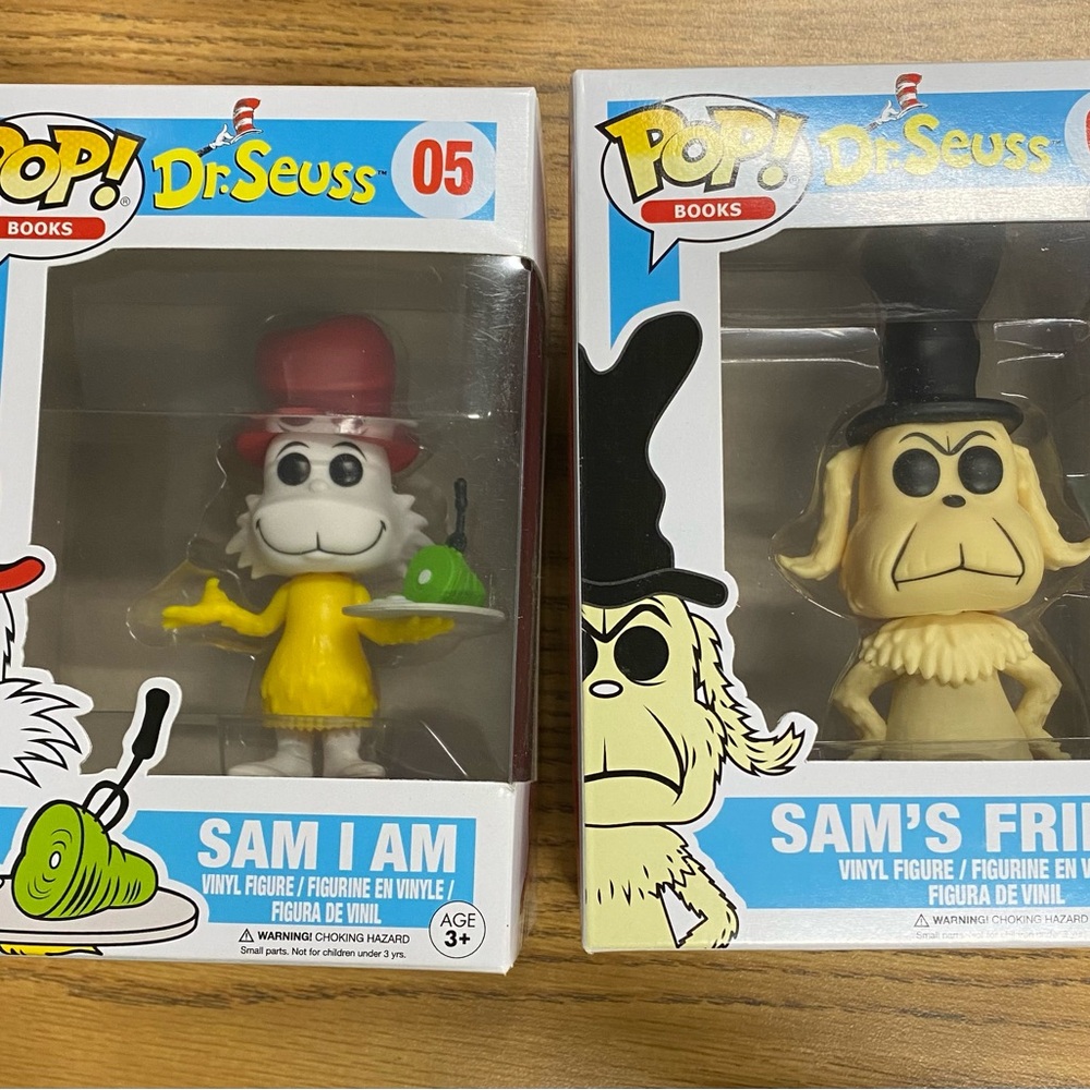Funko POP! Dr. Seuss Sam I Am and Sam’s Friend Vinyl Figures and Sam I Am Plush - Picture 5 of 10